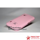 Полимерный TPU чехол для LG p970 Optimus Black ( нежно-розовый)